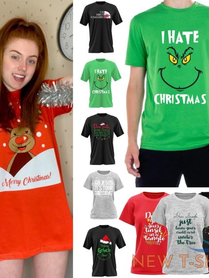 mens womens ladies adults unisex novelty christmas xmas t shirt top festive gift 1.jpg