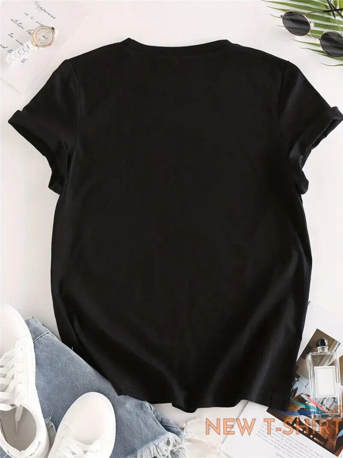 mountain print short sleeve t shirt for women ladies casual tops soft cotton tee 2.jpg