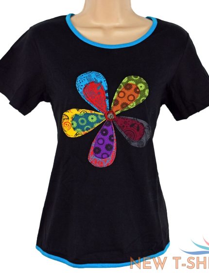 new daisy cotton t shirt top 12 14 16 18 20 22 24 26 plus size hippy fair trade 0.jpg