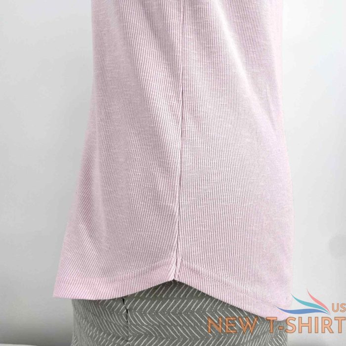 new duluth trading co powder pink henley long sleeve cotton ribbed slub shirt s 3.jpg