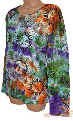 new gringo fair trade sun and moon long sleeve tie dye top 12 14 16 18 20 hippy 7.jpg
