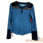 new outback trading co becky tee western cowgirl pullover henley sweater small 0.png