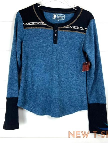 new outback trading co becky tee western cowgirl pullover henley sweater small 0.png