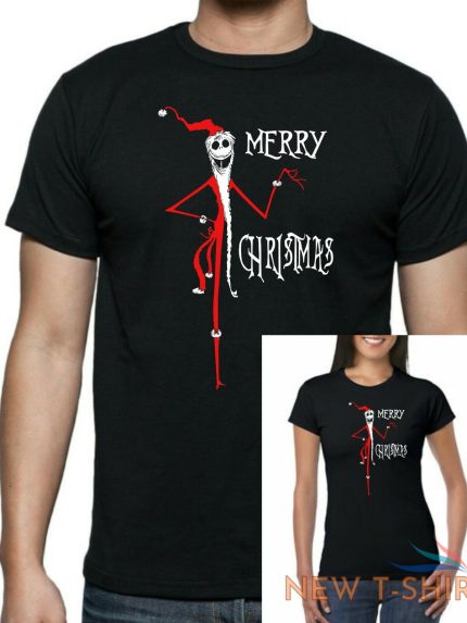 nightmare before christmas sandy claws christmas womens fitted black t shirt 0.jpg