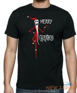 nightmare before christmas sandy claws christmas womens fitted black t shirt 3.jpg