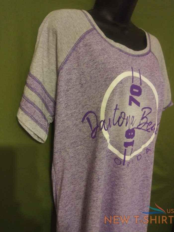 nwt coconut creek trading co womens graphic print t shirt xl purple gray 4.jpg