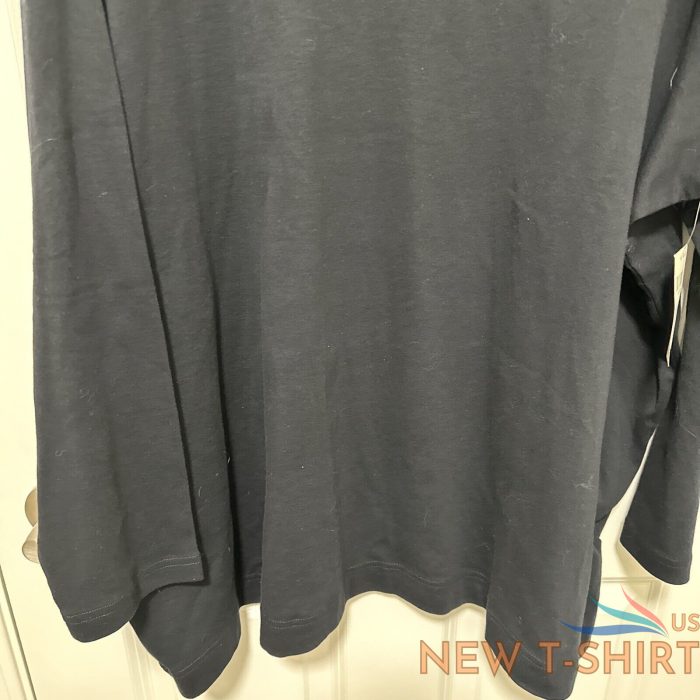 nwt duluth trading company black longtail tee long sleeve 100 cotton size 4x 3.jpg