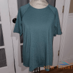 nwt duluth trading company womens airdirance 3 4 green raglan tshirt medium new 0.png