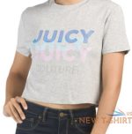 nwt juicy couture graphic logo cropped cotton t shirt top y2k trending grey s 0.jpg