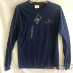 nwt simply southern christmas long sleeve navy blue t shirt gold glitter size s 4.jpg