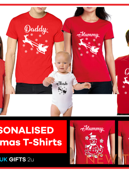 personalised christmas xmas t shirt family matching set kids mens women children 0.png