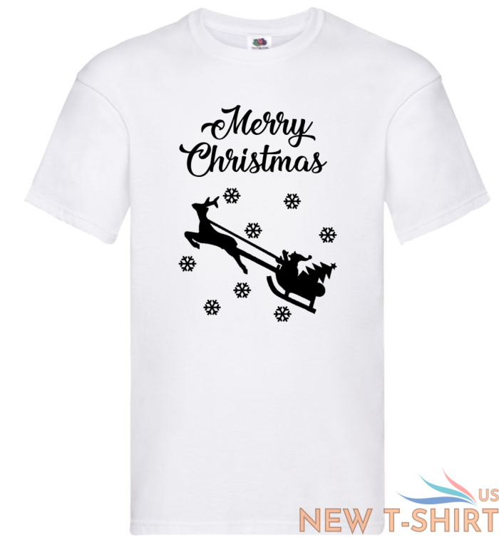 personalised christmas xmas t shirt free hat family set kids mens women children 2.png