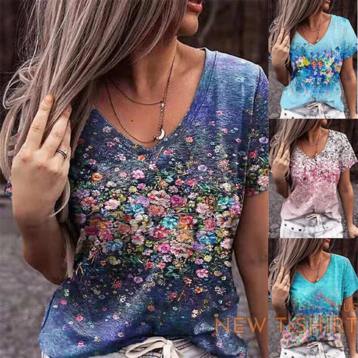 printed short women s blouse sleeve t shirt women s trade european and american 0.jpg