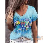 printed short women s blouse sleeve t shirt women s trade european and american 2.jpg