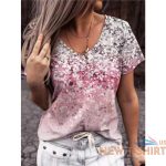 printed short women s blouse sleeve t shirt women s trade european and american 4.jpg