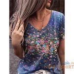 printed short women s blouse sleeve t shirt women s trade european and american 5.jpg