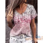 short printed sleeve t shirt women s trade european and american women s blouse 7.jpg