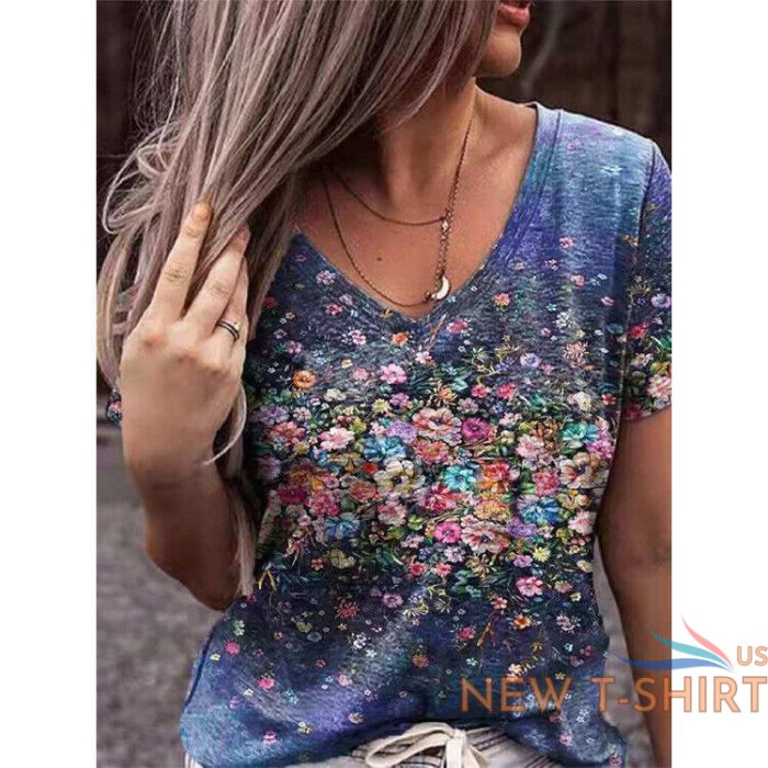sleeve t shirt women s trade european and american women s blouse printed short 4.jpg