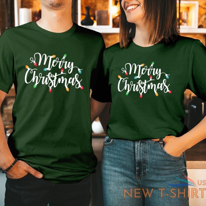 t shirt 5307 merry christmas t shirt light festive xmas gift for women kid men 5.jpg