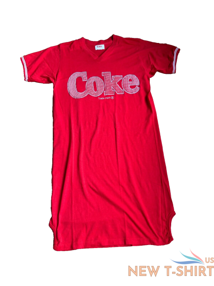 t shirt dress long shirt coke red frontprint cotton jersey 80s vintage m 0.png