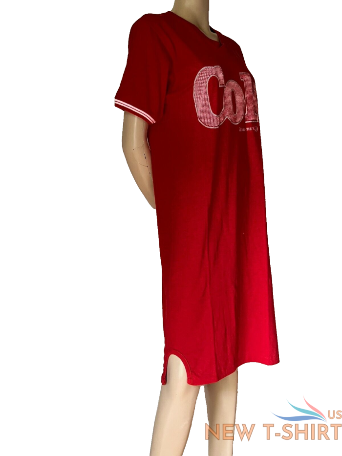 t shirt dress long shirt coke red frontprint cotton jersey 80s vintage m 4.png