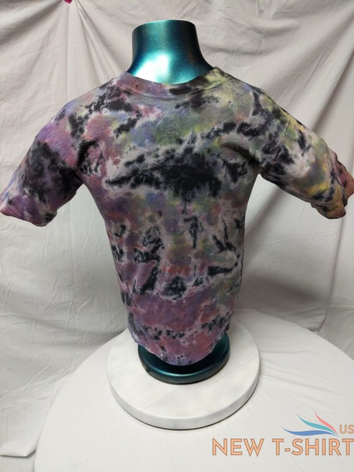 tied dye t shirt with pocket size med pastels hand dyed m v e brand 4.jpg