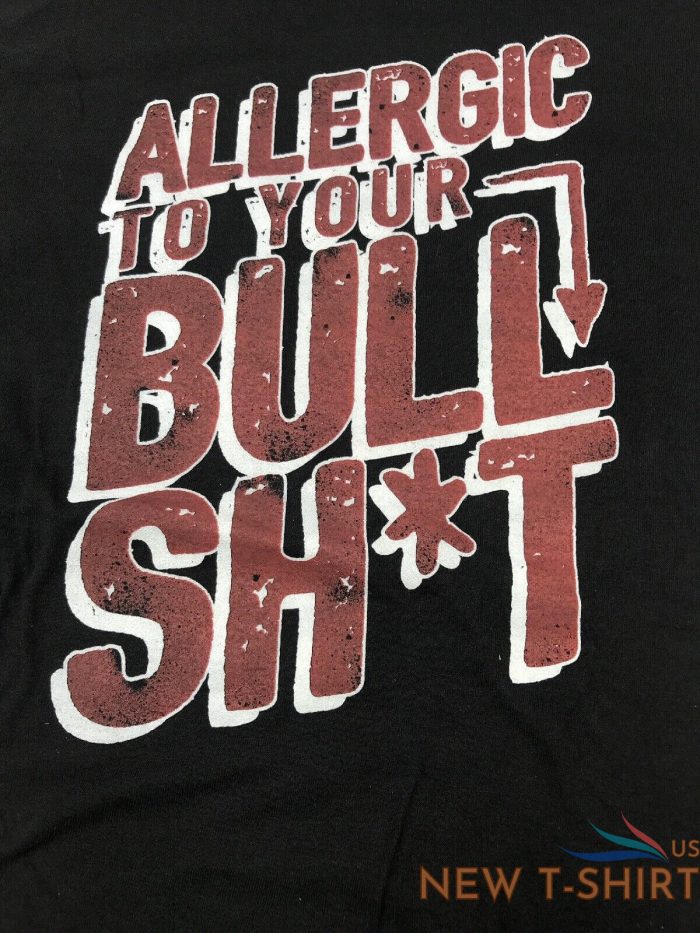 trade craft clothing custom large womens t shirt allergic to your bullsh t 2.jpg