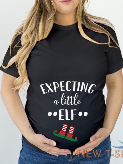 tshirt 5235 expecting a little elf maternity pregnancy xmas christmas t shirt 0.jpg