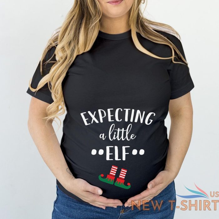 tshirt 5235 expecting a little elf maternity pregnancy xmas christmas t shirt 0.jpg