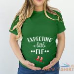 tshirt 5235 expecting a little elf maternity pregnancy xmas christmas t shirt 1.jpg