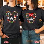 tshirt girl boy mouse head doodle christmas t shirt winter wonderland xmas shirt 3.jpg