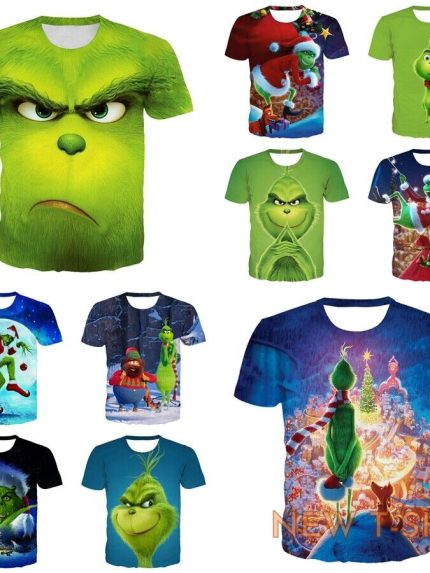 unisex how the grinch steal christmas short sleeve t shirt tee top xmas gifts uk 1.jpg