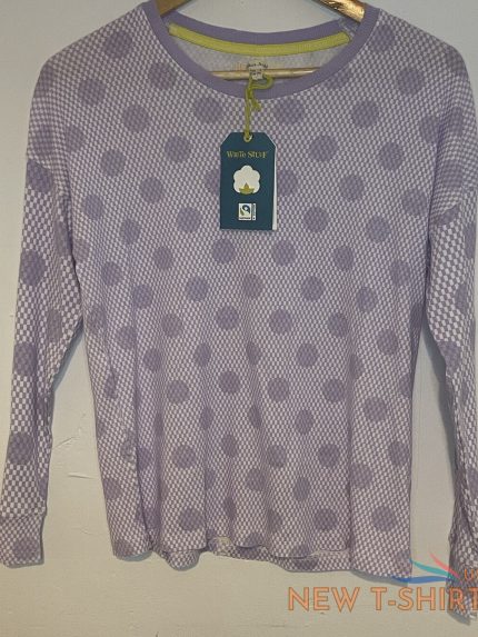 vintage white stuff top brand new with tags size 8 spotty 90 s fair trade 0.jpg