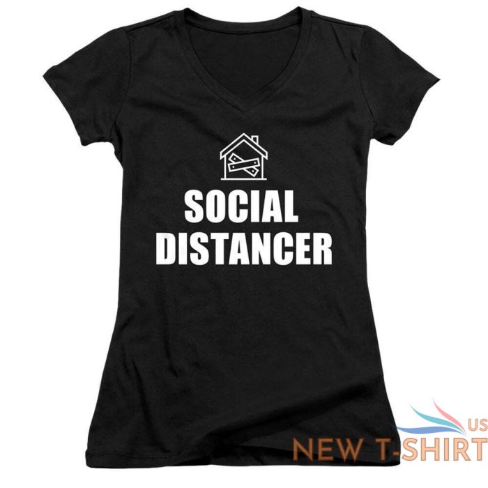 what s trending social distancer juniors v neck t shirt 0.jpg