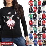 women christmas ladies long sleeve xmas elf costume stretchy jersey top t shirt 0.jpg