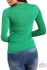 women christmas ladies long sleeve xmas elf costume stretchy jersey top t shirt 9.jpg