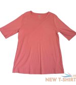 women s duluth trading co 3 4 sleeve large blush cotton shirt washed never worn 0.jpg