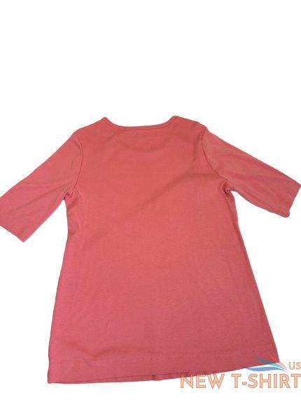 women s duluth trading co 3 4 sleeve large blush cotton shirt washed never worn 1.jpg