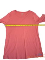 women s duluth trading co 3 4 sleeve large blush cotton shirt washed never worn 2.jpg