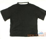 women s shein sz xs v crew neck front perforated oversized t shirt black nwot 5.jpg