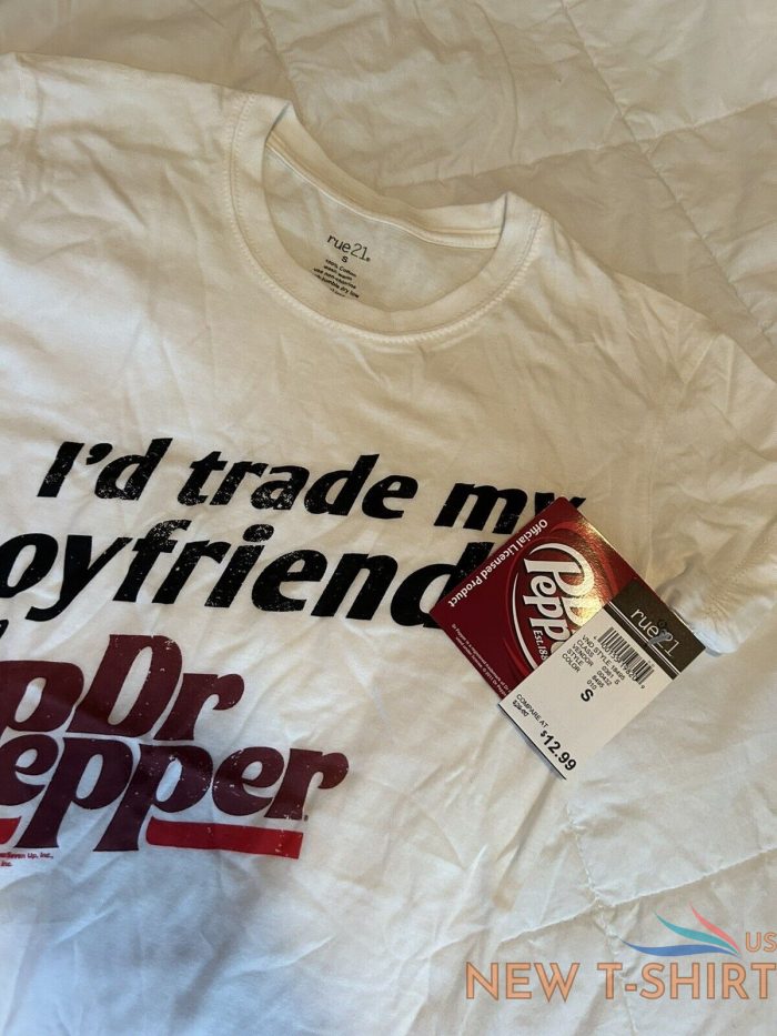 women s shirt i d trade my boyfriend for a dr pepper nwt size small 1.jpg