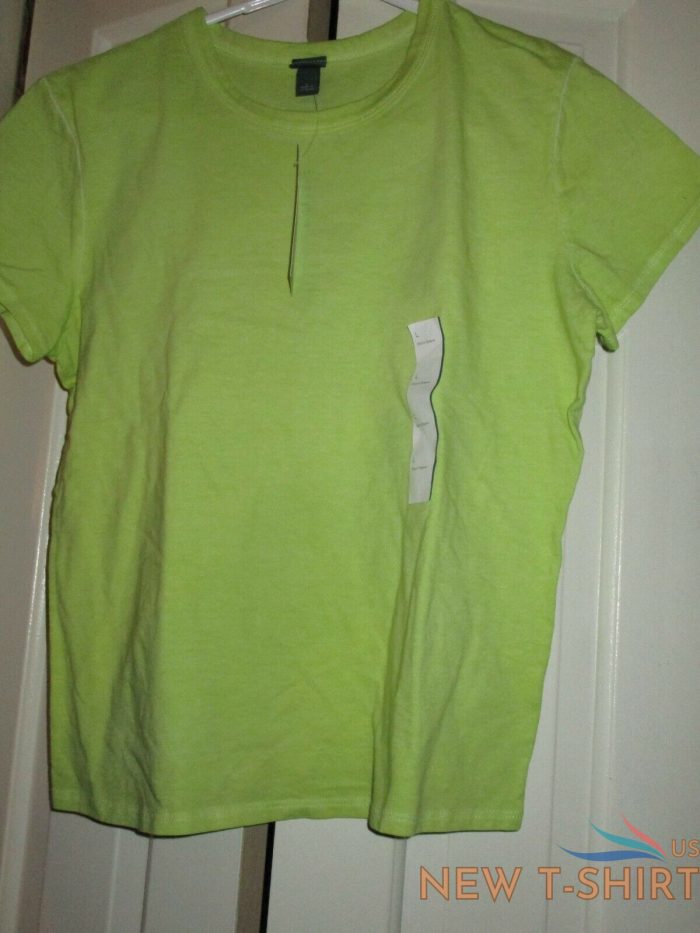 women s short sleeve slim fit t shirt wild fable lime large 0.jpg