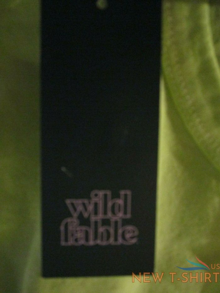 women s short sleeve slim fit t shirt wild fable lime large 2.jpg