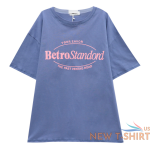 women s short sleeve style loose foreign trade women s letter student couple 0.png