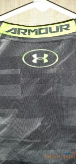 women s sz s p p under armour heat gear green black long sleeve compression top 4.jpg