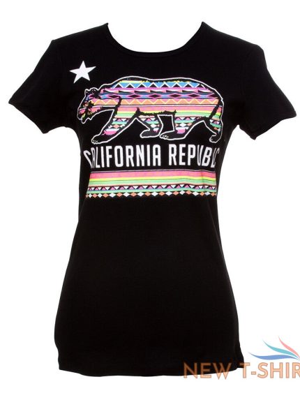 womens california republic tribal bear short sleeve t shirt 0.jpg