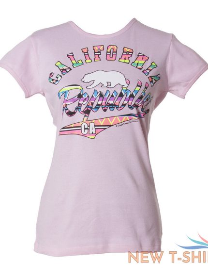 womens california republic tribal script short sleeve t shirt 0.jpg