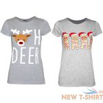 womens ladies christmas printed cap sleeve xmas basic casual t shirt top 2 combo 9.jpg