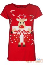 womens ladies merry christmas cap sleeve xmas round neck stretchy t shirt top 4 1.jpg