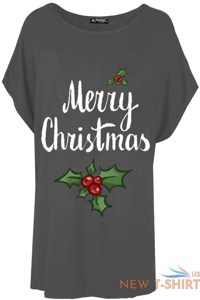 womens ladies merry christmas printed oversized xmas baggy batwing party t shirt 6 1.jpg